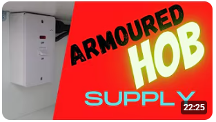 How to install an armoured cable hob supply - EJB Electrical, Harlow How to install an armoured cable hob supply - EJB Electrical, Harlow