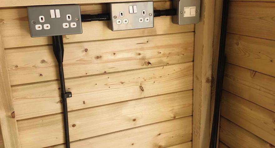Garden Office and Summer House Electrics Installation