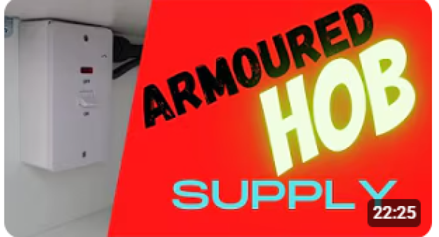 How to install an armoured cable hob supply - EJB Electrical, Harlow